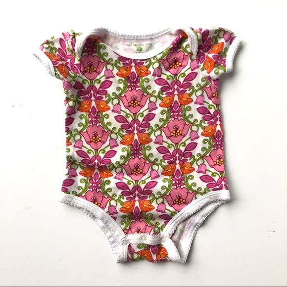 Vera Bradley Other - Vera Bradley Baby Floral Ruffle Onesie